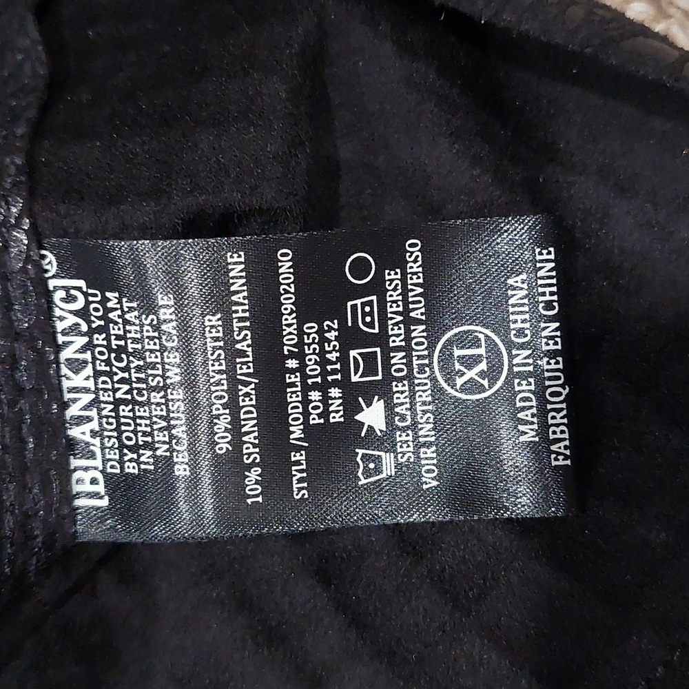 NWT BLANKNYC Irongirl Croc Print Lightweight Moto Jacket - Picture 12 of 14